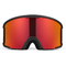 반 프레임 큰 실린더 두 개의 안개 스키 안경 밝은 붉은 산 눈경 스펀지와 실리콘의 3 층 협력 업체